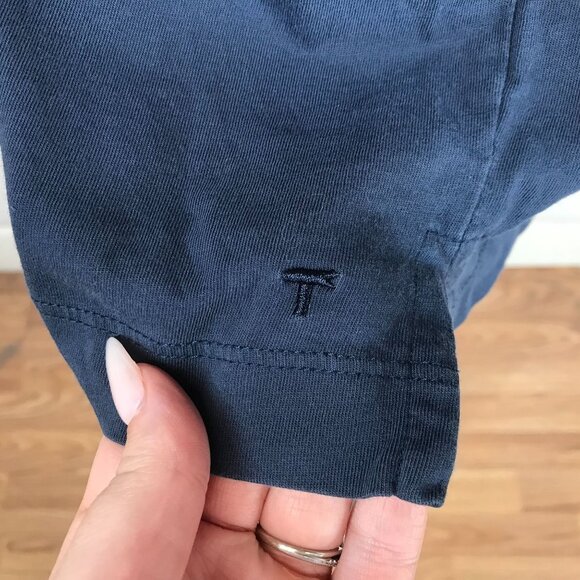 LEFT COAST TEE- MEN'S XL -NAVY SHORT SLEEVE CREW NECK PIMA COTTON T-SHIRT - Picture 7 of 9